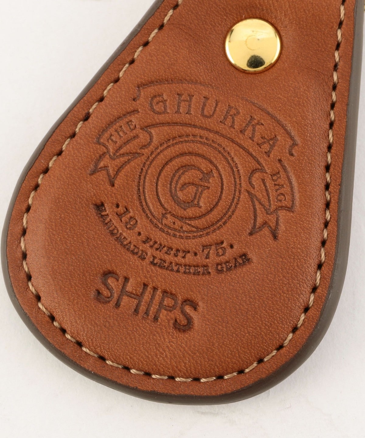 ナチュラルネイビー キーホルダー GHURKA(グルカ): CLASSIC KEY FOB