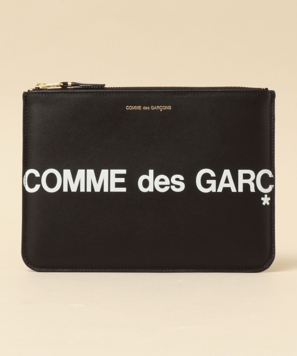 COMME des GARCONS: HUGE LOGO ZIP ポーチ 大: 小物 SHIPS 公式