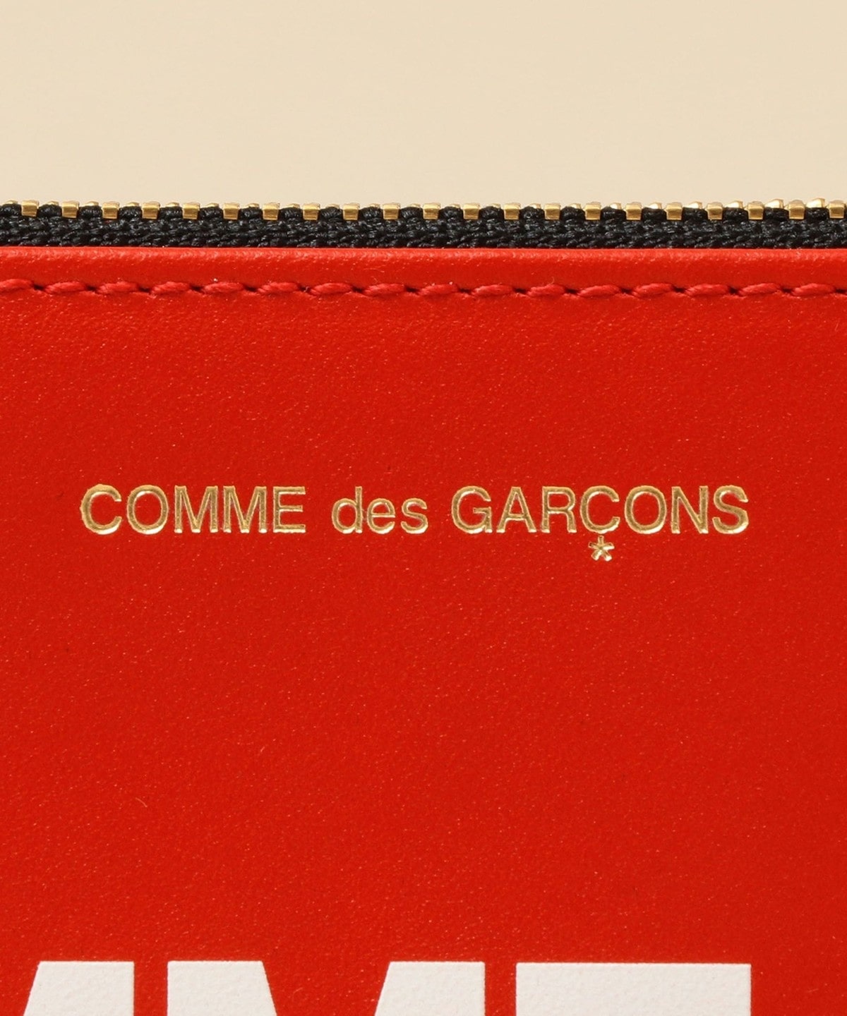 専用 COMME des GARCONS ヒュージ ロゴ 黒  財布 ポーチ