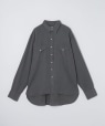 WYTHE NEW YORK: TENCEL PEARLSNAP SHIRT _[NO[