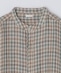 SEEALL: BAND COLLAR SHIRTS PLAID