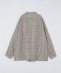 SEEALL: BAND COLLAR SHIRTS PLAID