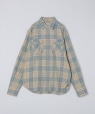 WYTHE NEW YORK: Washed Flannel Pearlsnap Shirt x[W