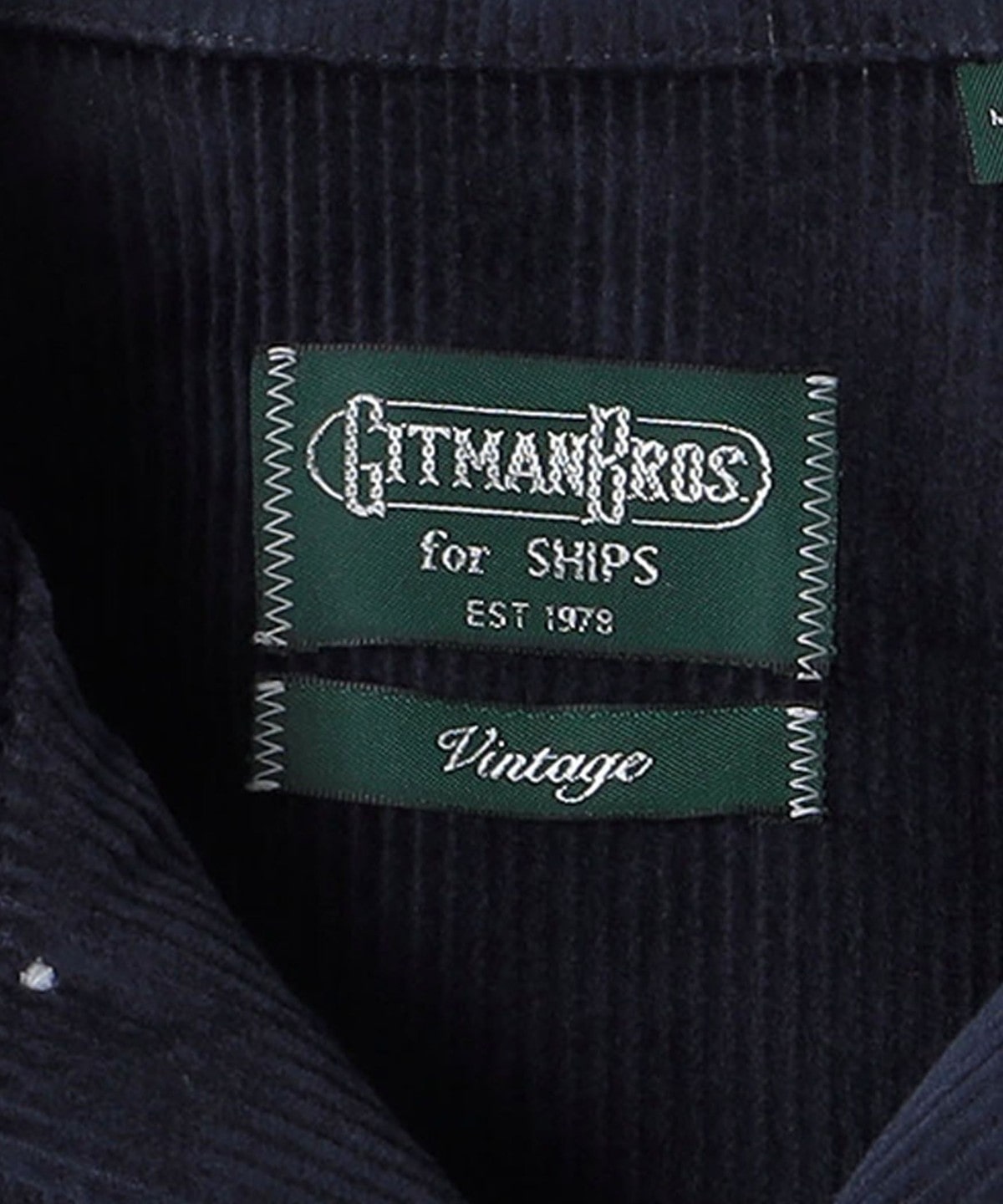 Gitman Vintage: JUMBO CORDUROY 3POCKET OPEN COLLAR SHIRTS: シャツ