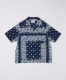 NOMA: INDIGO PRINT SUMMER SHIRT Cu[