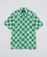 Drake's: CAMP/C CHECKER PRINT SS O[