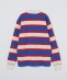 Drake's: MOCK STRIPE RUGBY SHIRT