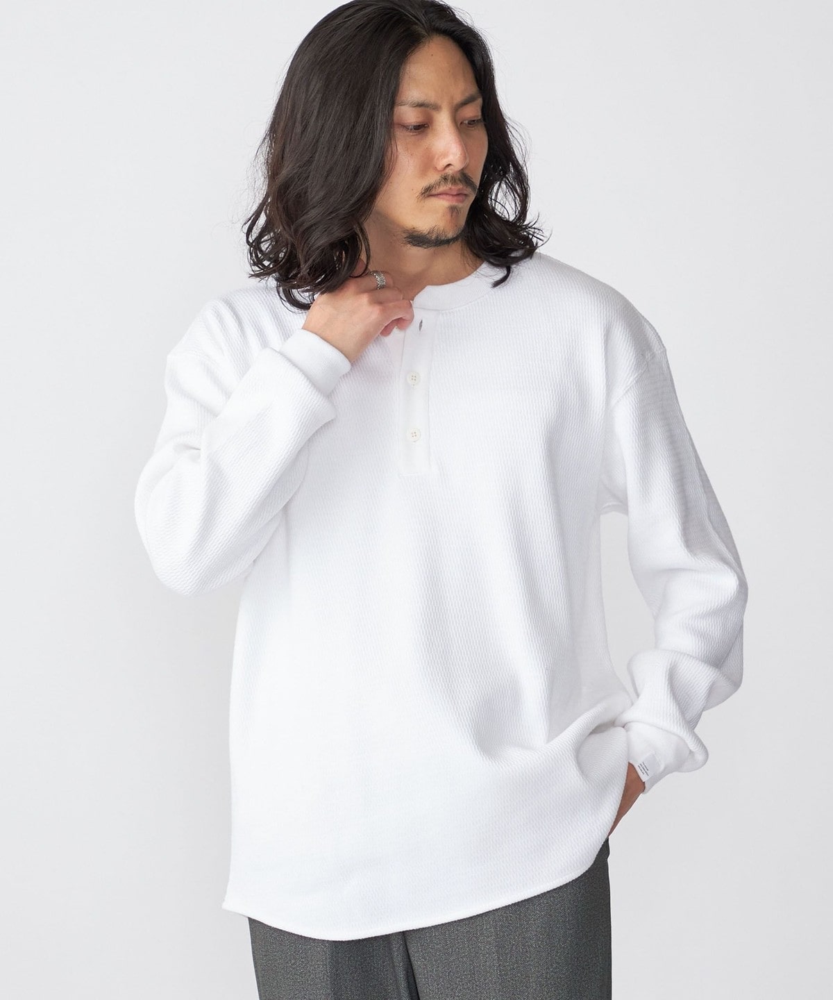 THYA☆新品未使用2枚セット☆THYARD スヤード 長袖Tシャツ ロンT 白 M 