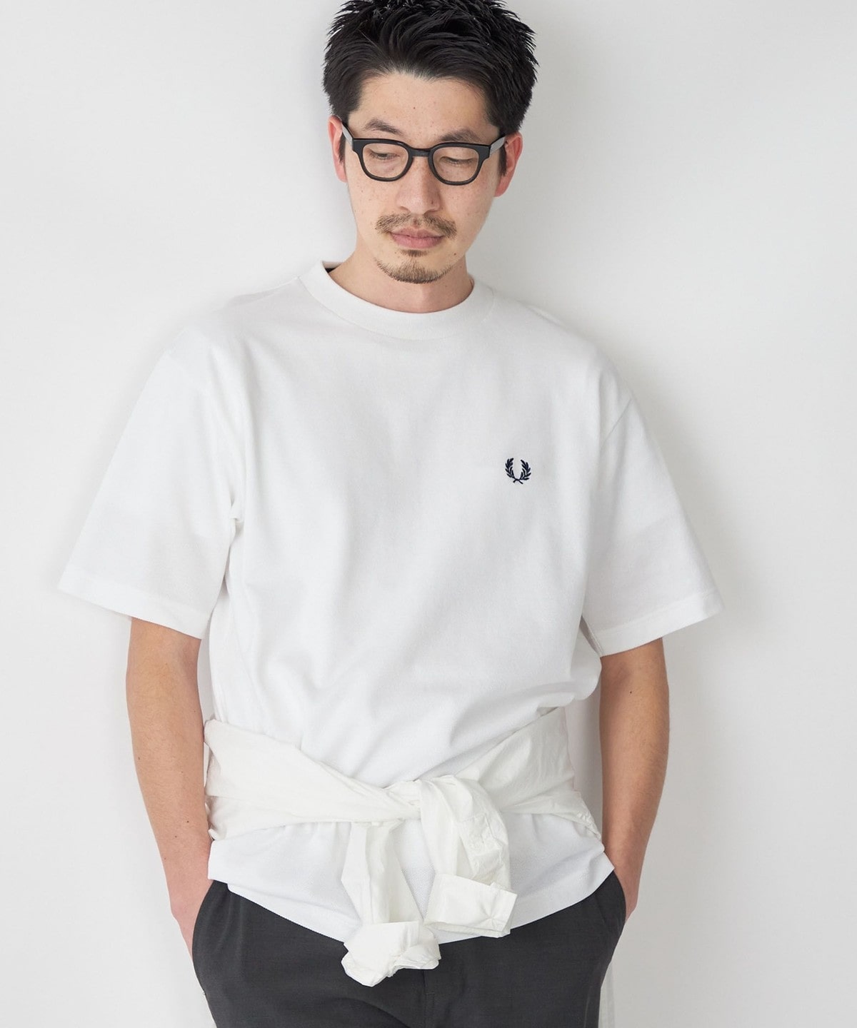 FRED PERRY × BEAMS / 別注 芯白カノコ ポケットTシャツ - Tシャツ