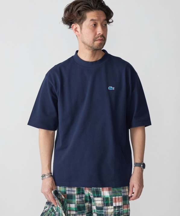 SHIPS別注】LACOSTE: リラックスフィット モックネック Tシャツ: T 