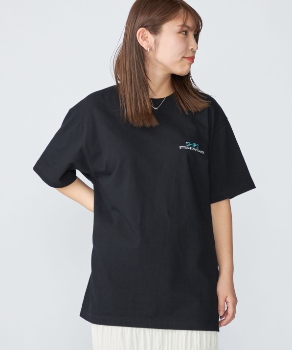 SHIPS: STYLISH STANDARD ロゴ 刺繍 Tシャツ: Tシャツ/カットソー