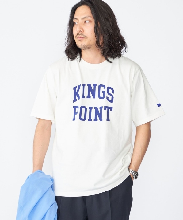 SHIPS別注】KINGS POINT: ロゴ プリント 半袖 Tシャツ: Tシャツ/カットソー SHIPS 公式サイト｜株式会社シップス