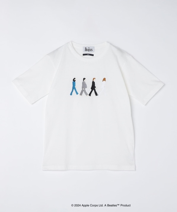 SHIPS: THE BEATLES エンブロイダリー Tシャツ 24SS: Tシャツ 