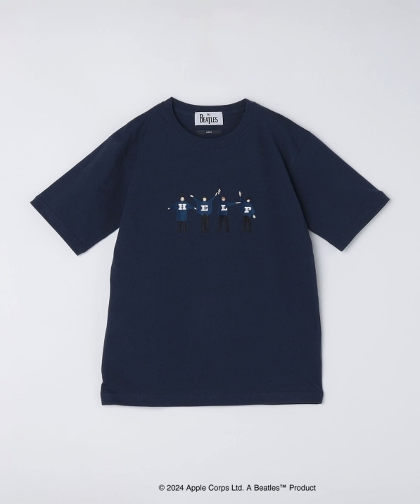 SHIPS: THE BEATLES エンブロイダリー Tシャツ 24SS: Tシャツ 