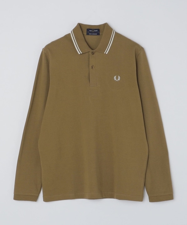FRED PERRY:【M1212】ENGLAND ロングスリーブ ポロシャツ: Tシャツ 