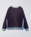 NEEDLES: 2 TONE CREW NECK SWEATSHIRT