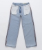 NEO BLUE: PASTEL BLUE SKATE BAGGY JEANS