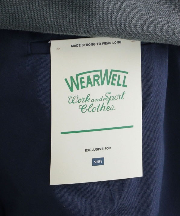 WEB限定/SHIPS別注】WEARWELL: テーパード カラー チノパンツ: パンツ