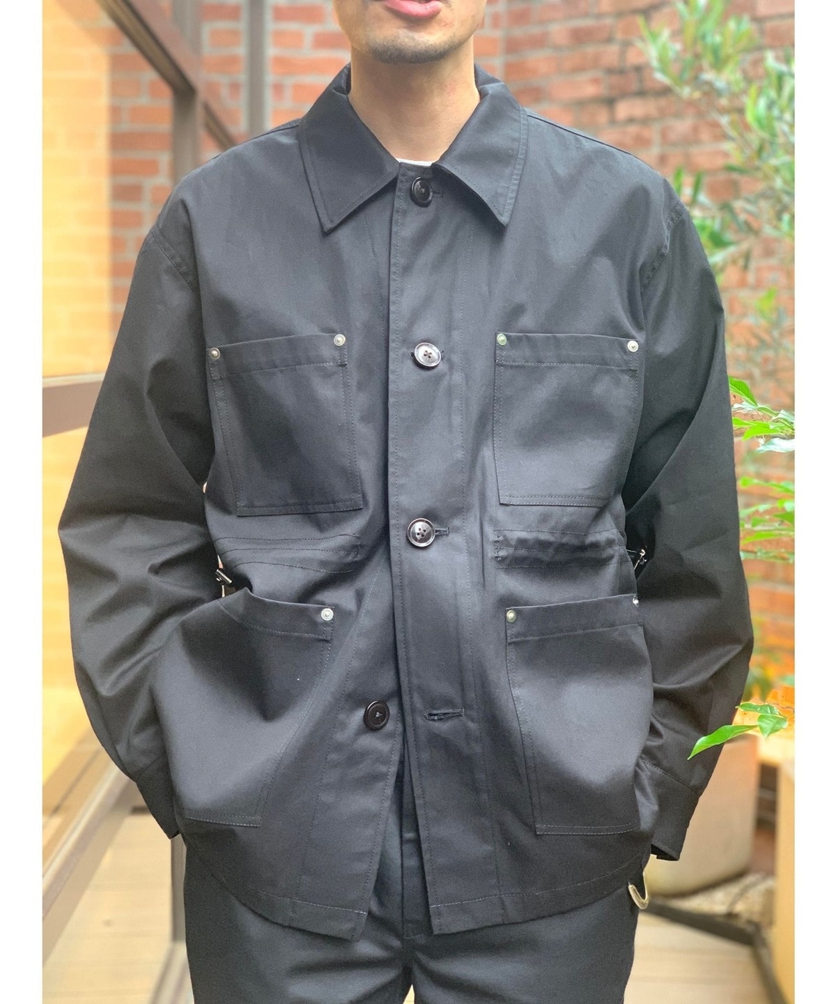 ALLEGE: Adjust Coverall Jacket BLACK: アウター/ジャケット SHIPS