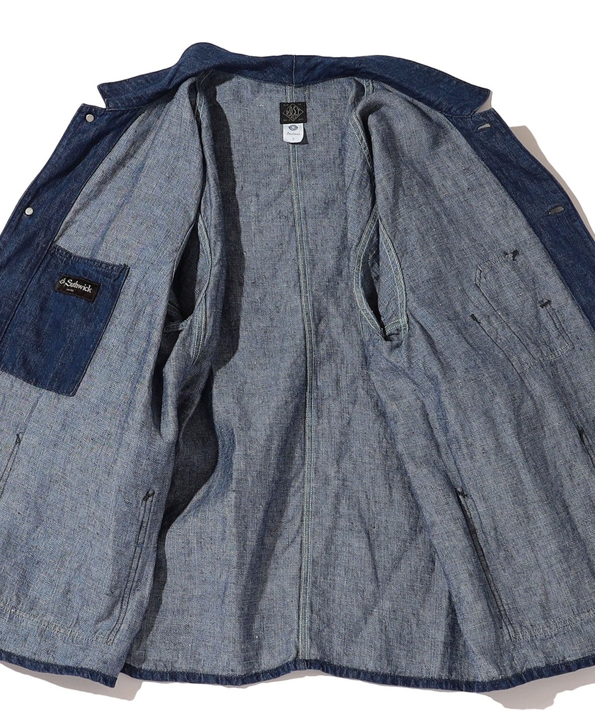 Southwick別注】Post O'Alls: #1106 3 Poket Jacket / Linen Indigo