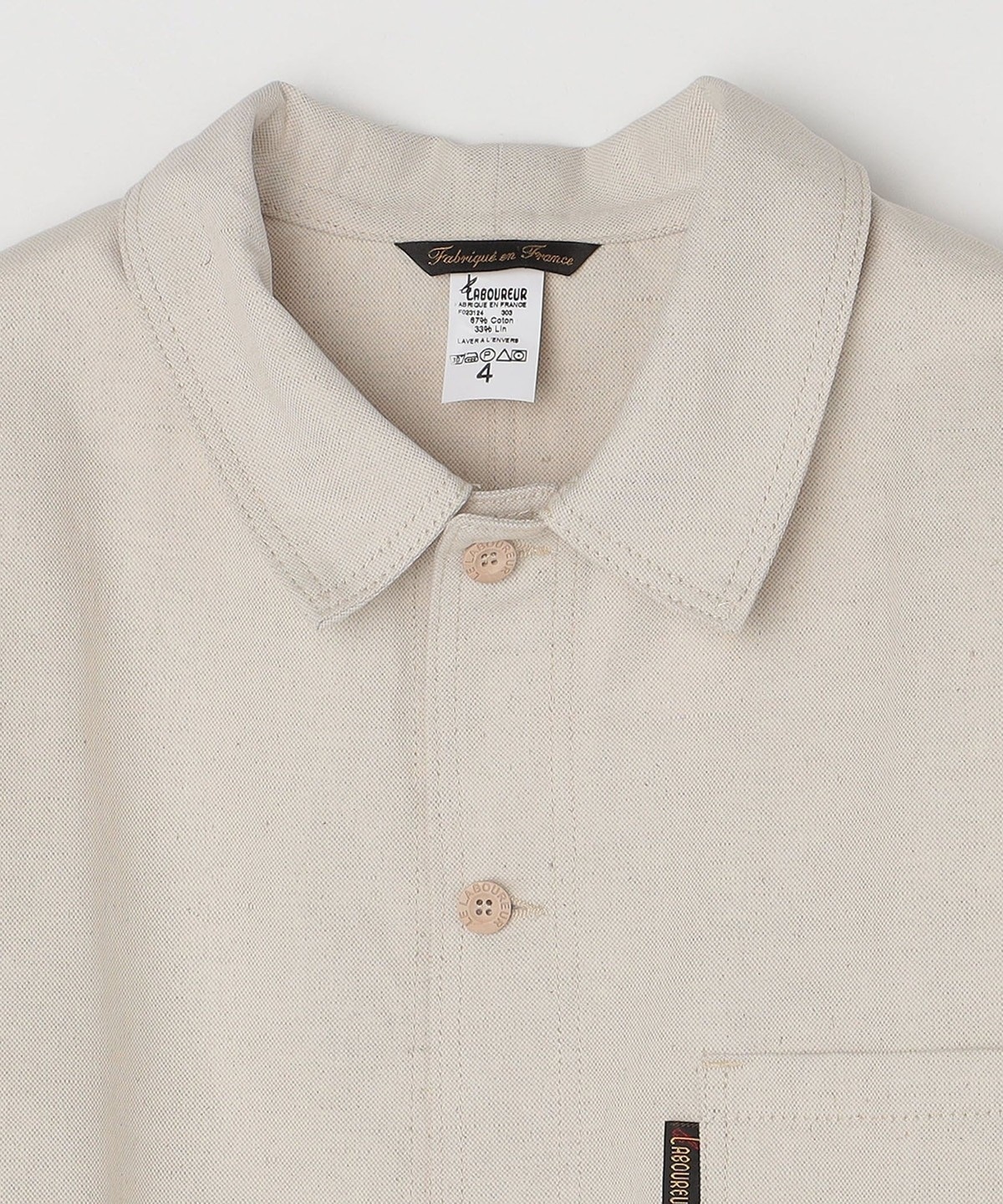 LABOUREUR: VESTON COTTON/LINEN SOLID: アウター/ジャケット SHIPS