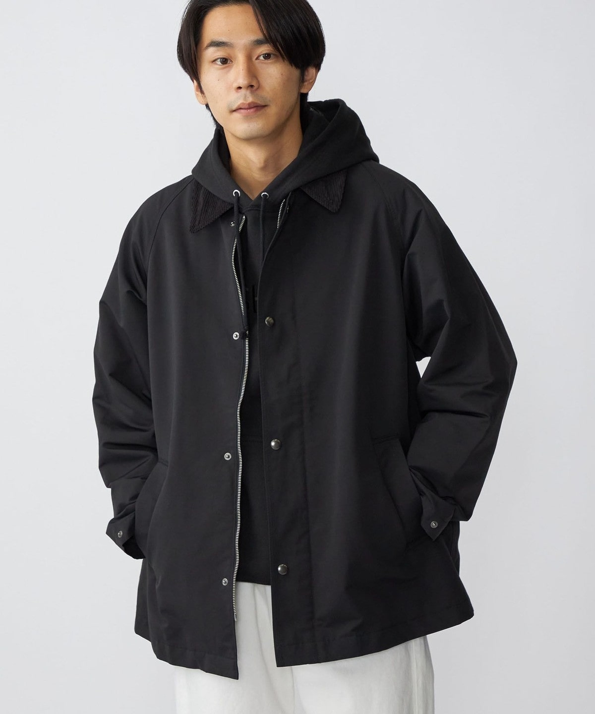 SHIPS: 〈撥水〉 CORDURA(R) ナイロン混 ラグランスリーブ