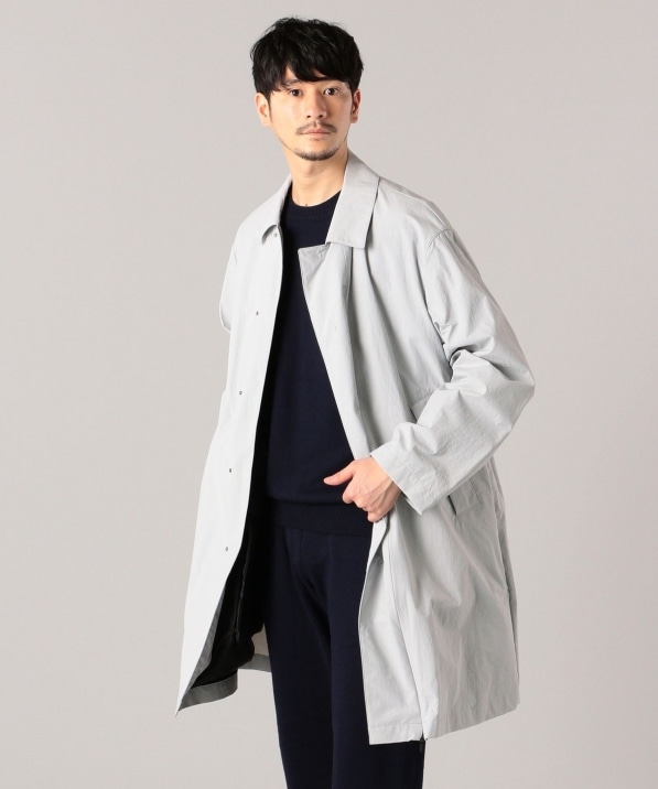 【OVY】Basic Nylon Collar Coat  ブラック　Lサイズ