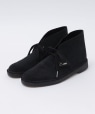 ySHIPS EXCLUSIVEzCLARKS: DESERT BOOTS DARK NAVY _[Nu[