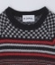 NOMA t.d.: CHECKER & STRIPE SWEATER