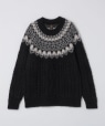 BATONER: MOHAIR NORDIC CREW NECK ubN