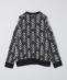 BATONER: CEDER JACQUARD MOHAIR CREW NECK