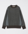 Slopeslow: TRICOLOR CREW NECK SWEATER u[n