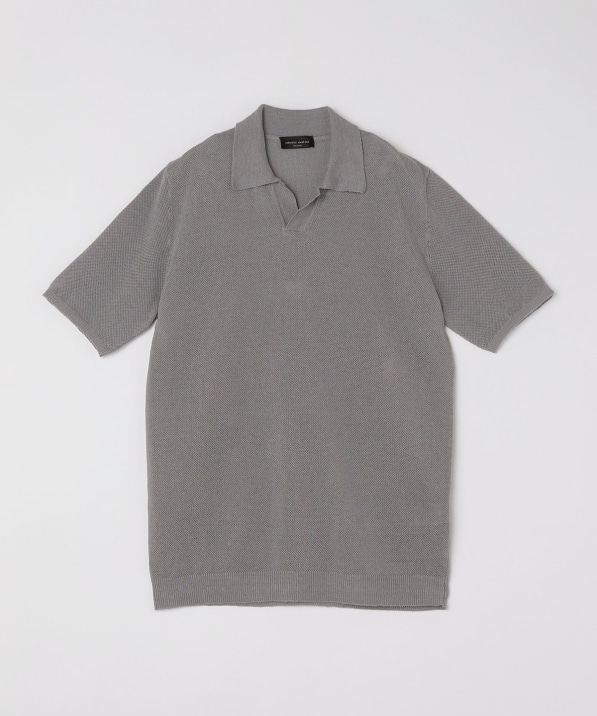 ROBERTO COLLINA: LINEN PIQUE POLO