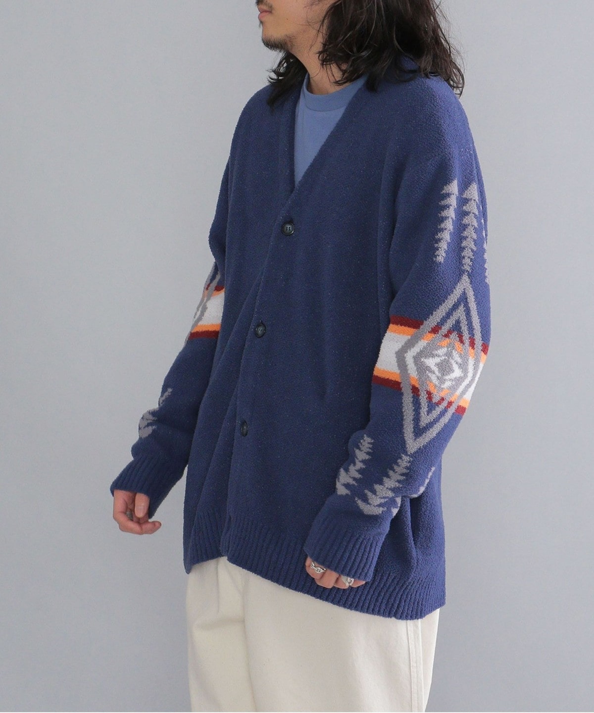 WEB限定/SHIPS別注】PENDLETON: リラックスフィット モコモコ ボタン