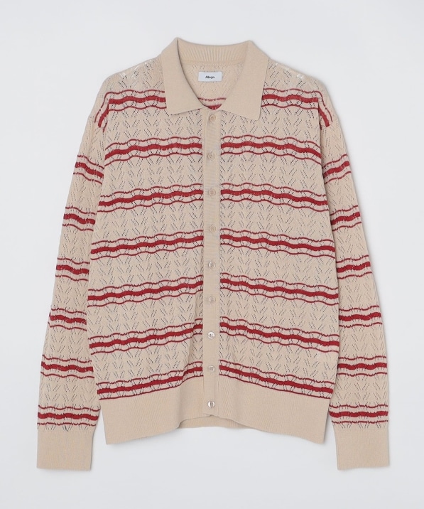 Allege Openwark Boder Cardigan-