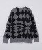 NOMA t.d.: JACQUARD DIAMOND CARDIGAN