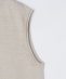 crepuscule: SILK LINEN CREW NECK VEST