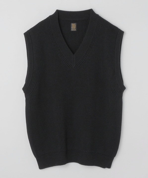 BATONER: SOLID WOOL RIB V NECK VEST: トップス SHIPS 公式サイト