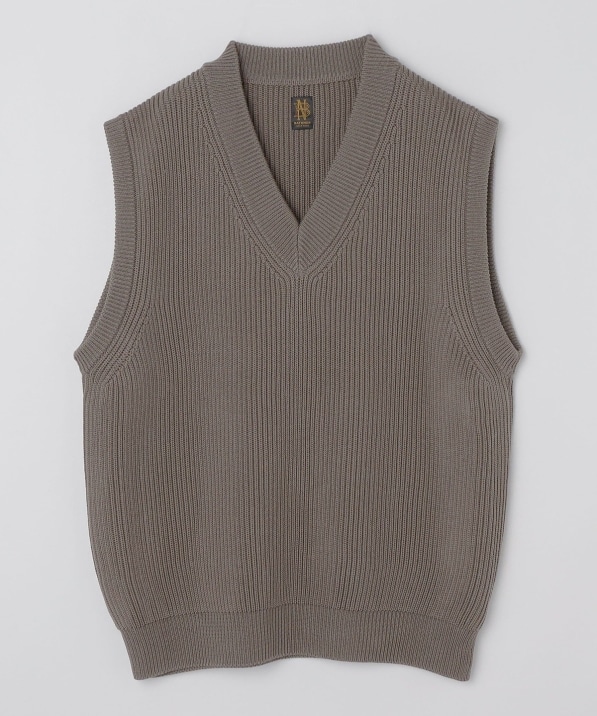 BATONER: SOLID WOOL RIB V NECK VEST: トップス SHIPS 公式サイト