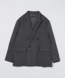 ENGINEERED GARMENTS: DBL PEAK JACKET POLY WOOL HERRINGBONE O[