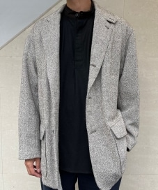 221village: SILK WOOL HUNTING JACKET: アウター/ジャケット