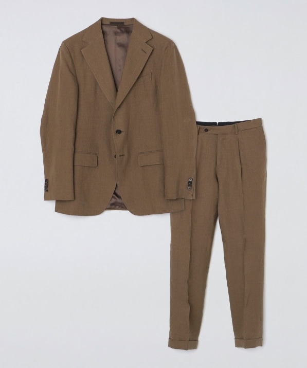 VALDITARO: リネン シングル3ボタン スーツ: スーツ/ビジネス小物