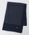 Drakes: POLKA DOT WOOL SCARF