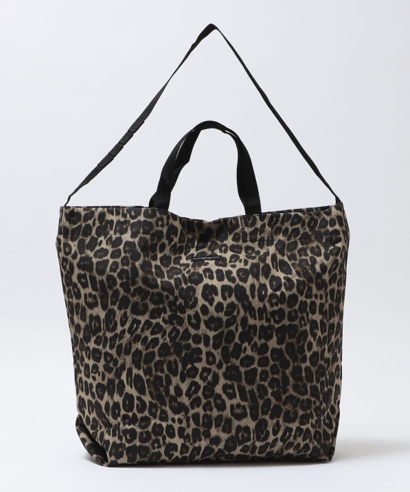 ENGINEERED GARMENTS: CARRY ALL TOTE LEOPARD PRINT