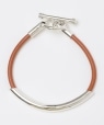 XOLO: LEATHER BRACELET ROUND L