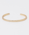 SHIPS: BRASS HAMMERED BANGLE S[h