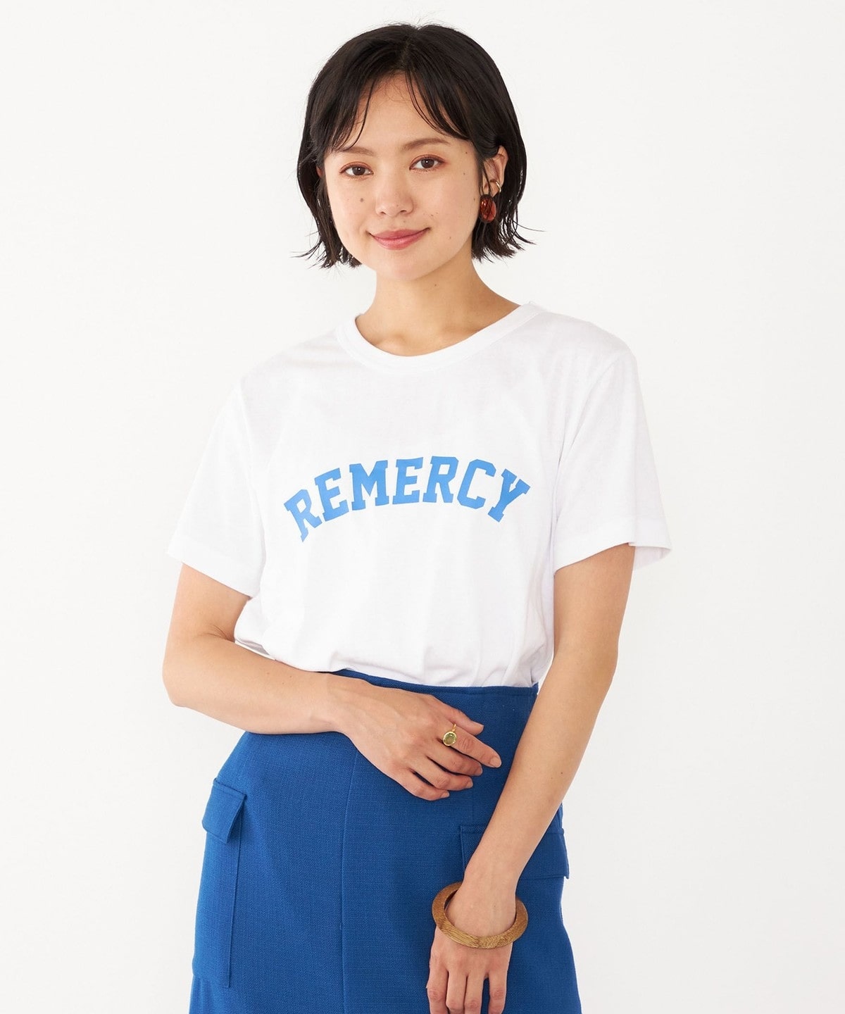 SHIPS Colors:〈洗濯機可能〉REMERCY ロゴ TEE: Tシャツ/カットソー