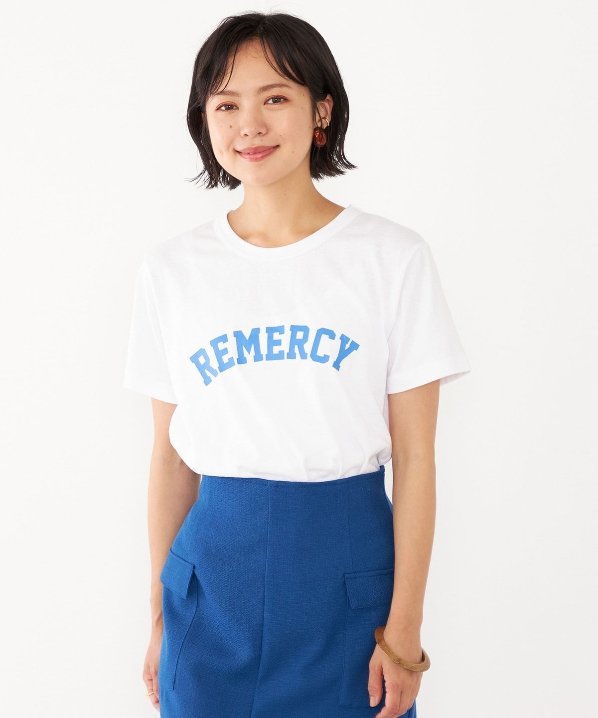 SHIPS Colors:〈洗濯機可能〉REMERCY ロゴ TEE: Tシャツ/カットソー