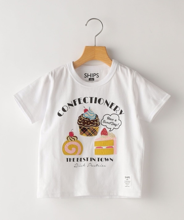 SHIPS Colors:〈洗濯機可能〉パッチワーク プリント TEE(80～130cm): T