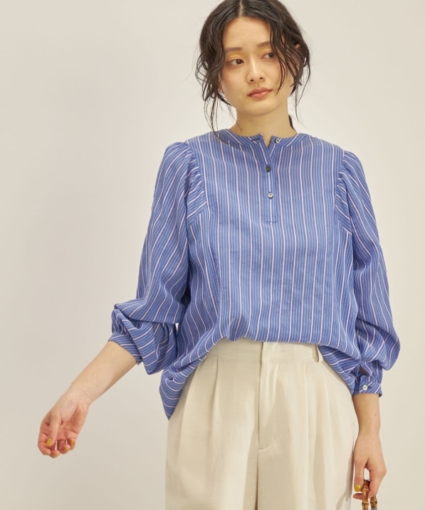 SHIPS WOMENS 2021SS コンパクトシアーシャツ
